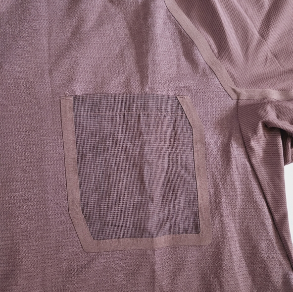 Lululemon Ventilated Hiking Short Sleeve Shirt DKOX Dark Oxide Brown Men’s M - Picture 2 of 6